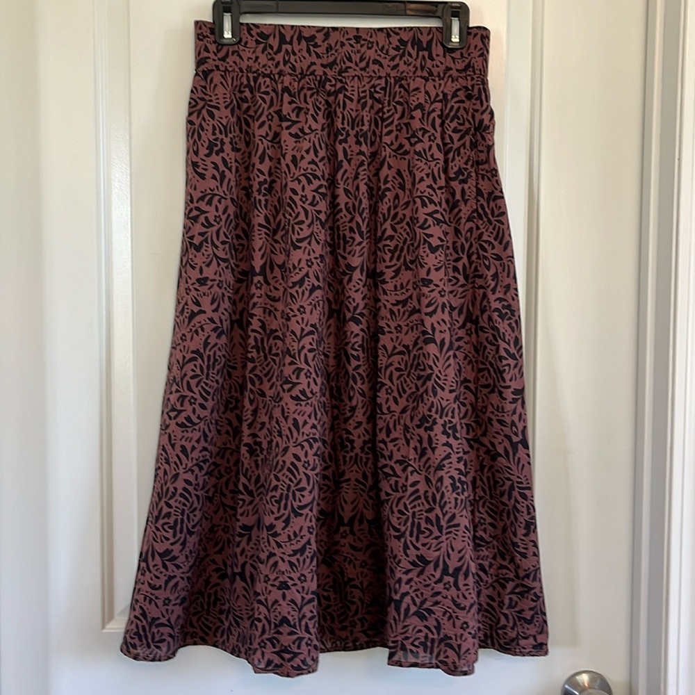 Reitmans printed flared skirt size 4